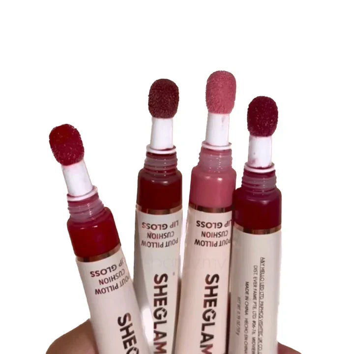 sheglam Pout Pillow Cushion Lip Gloss Glow Crush Beauty