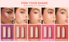 SheGlam Snatch N Cream Blush Stick Glow Crush Beauty