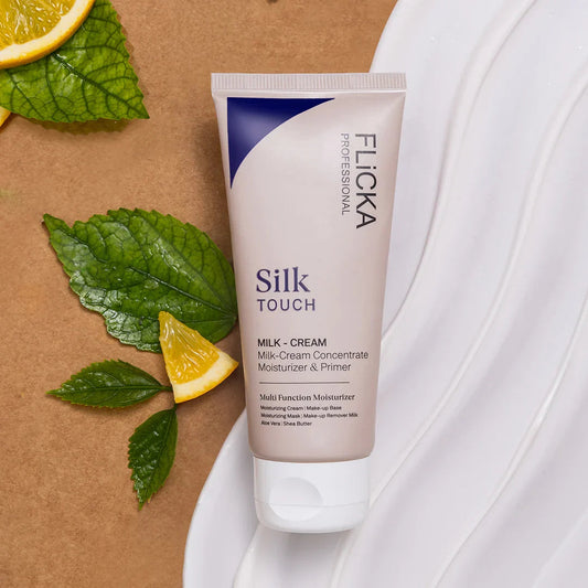 Flicka Silk Touch 3-in-1 Primer Moisturizer with SPF | Pore Blurring | Flicka Cosmetics Glow Crush Beauty