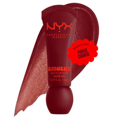 NYX  Smushy Matte Lip Balm, Tinted Lip Moisturizer with Soft, Matte Finish Glow Crush Beauty