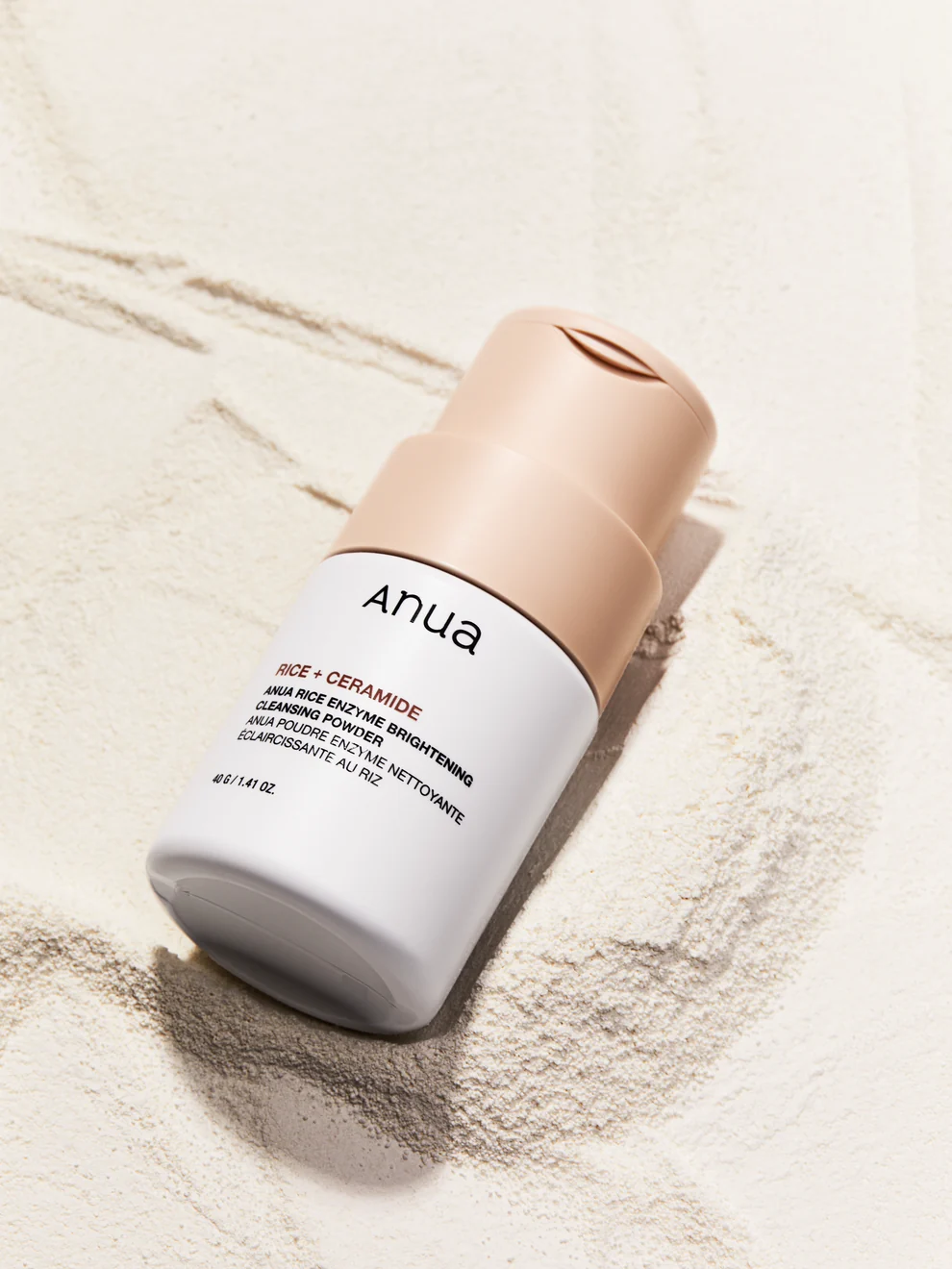 Anua Rice Enzyme Brightening Cleansing Powder Glow Crush Beauty