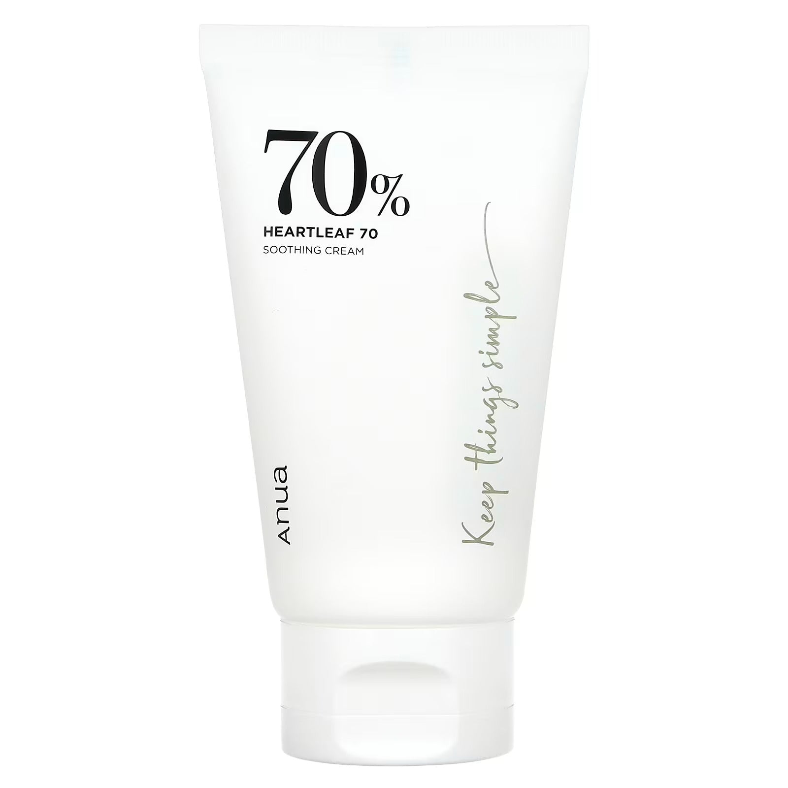 Anua, Heartleaf 70% Soothing Cream, 3.38 fl oz (100 ml) Glow Crush Beauty