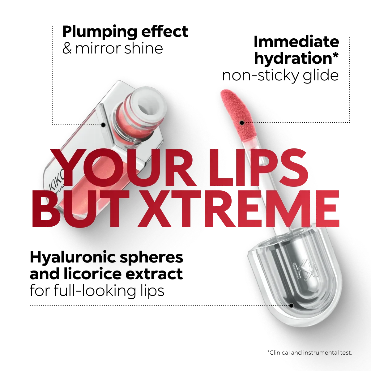KIKO MILANO 3d Hydra Xtreme Lipgloss Glow Crush Beauty