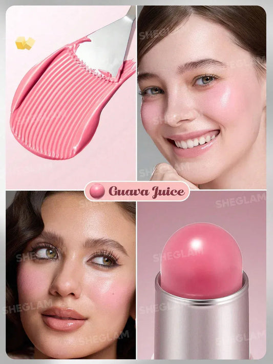 SHEGLAM Buttery Bliss Blush Stick – Creamy Dewy Blush for a Natural Glow Glow Crush Beauty