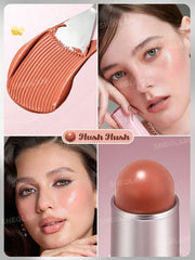 SHEGLAM Buttery Bliss Blush Stick – Creamy Dewy Blush for a Natural Glow Glow Crush Beauty