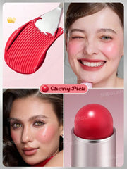 SHEGLAM Buttery Bliss Blush Stick – Creamy Dewy Blush for a Natural Glow Glow Crush Beauty