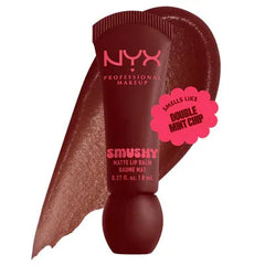 NYX  Smushy Matte Lip Balm, Tinted Lip Moisturizer with Soft, Matte Finish Glow Crush Beauty