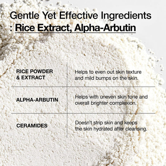 Anua Rice Enzyme Brightening Cleansing Powder Glow Crush Beauty