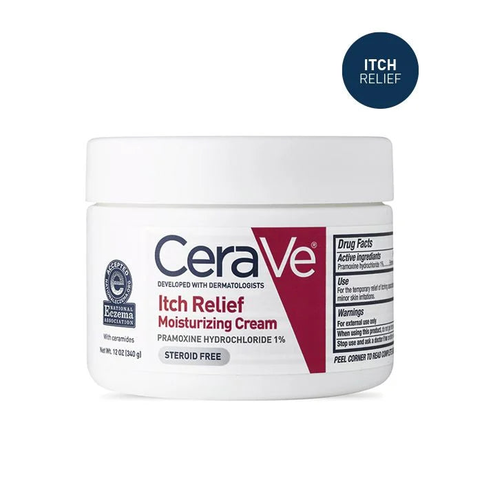 CeraVe Itch Relief Moisturising Cream Glow Crush Beauty