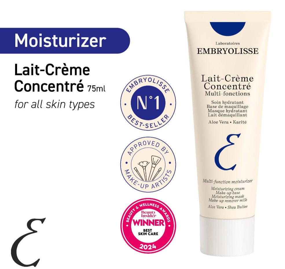 Embryolisse Lait-Crème Concentré Multi-Purpose Moisturiser 75ml Glow Crush Beauty