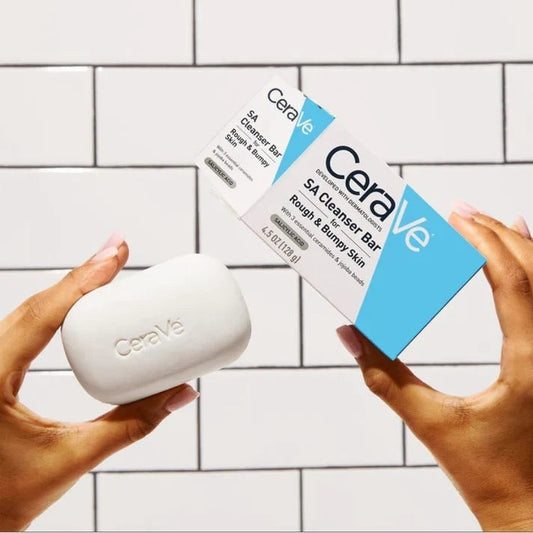 CeraVe SA Cleanser Bar for Rough & Bumpy Skin – 128g Glow Crush Beauty