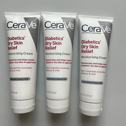 CeraVe Diabetics Dry Skin Relief Moisturizing Cream Glow Crush Beauty