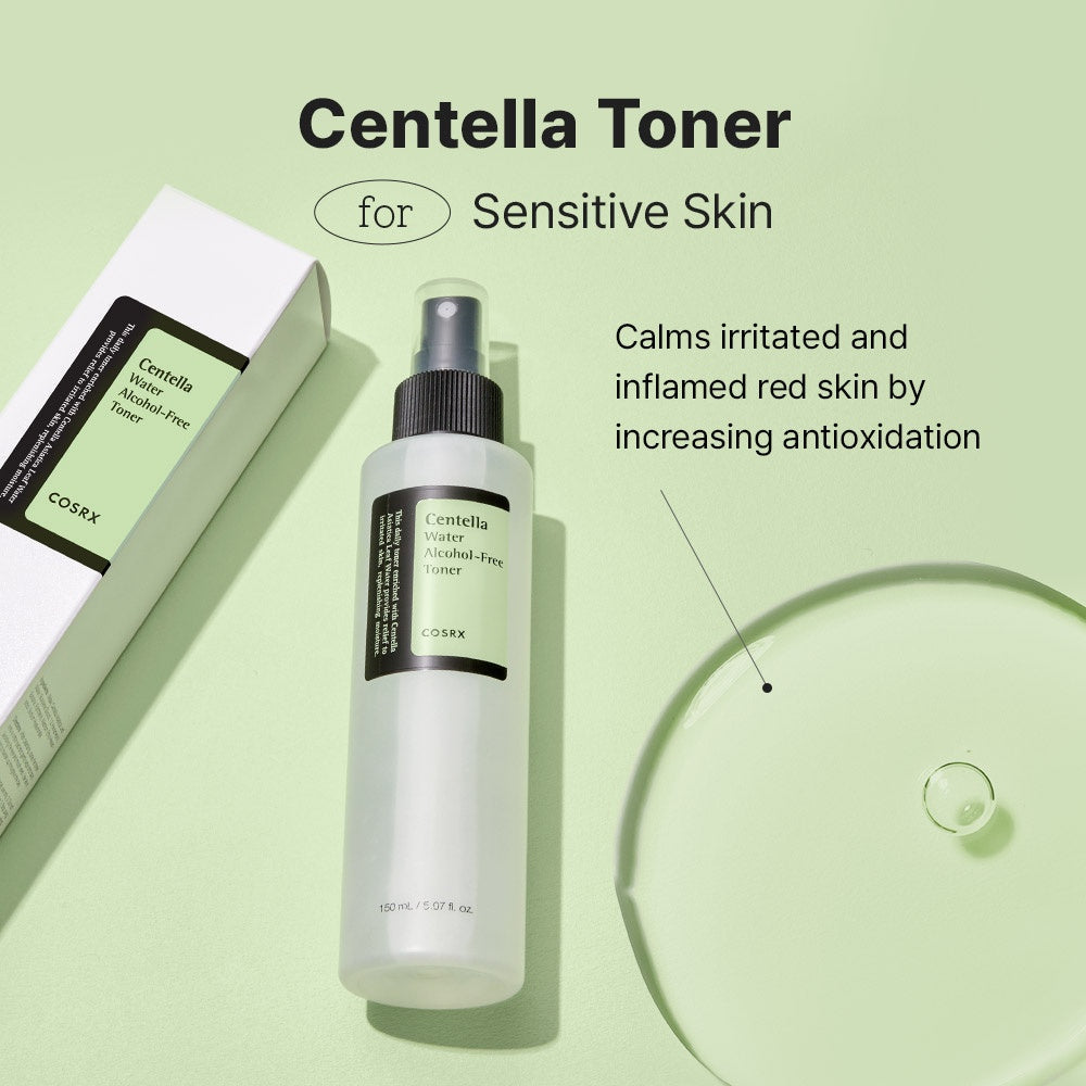 COSRX Centella Water Alcohol-Free Toner Glow Crush Beauty