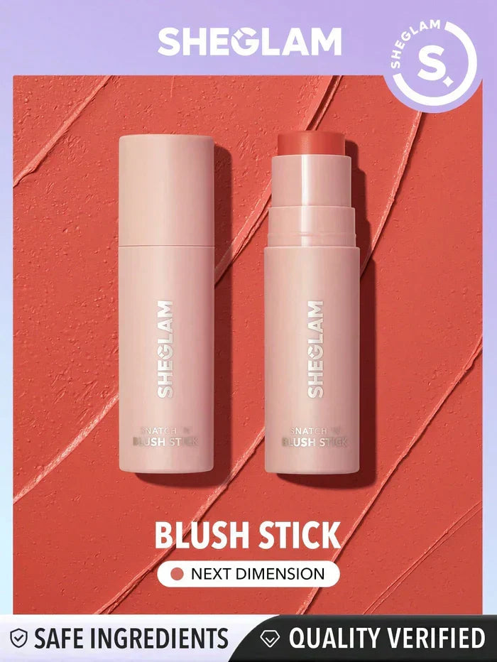 SheGlam Snatch N Cream Blush Stick Glow Crush Beauty