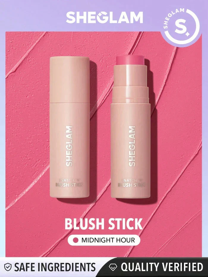 SheGlam Snatch N Cream Blush Stick Glow Crush Beauty
